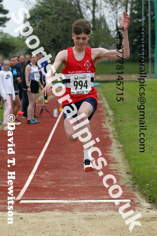Long jump, 2021 North East Grand Prix No. 3, Monkton, Wednesday, june 2nd. Photo: David T. Hewitson/Sports for All Pics